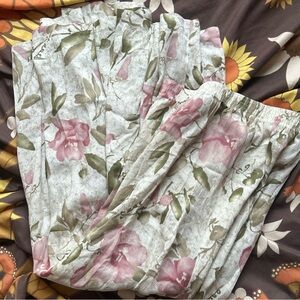 90’s Vintage Long Floral Skirt | size xl
